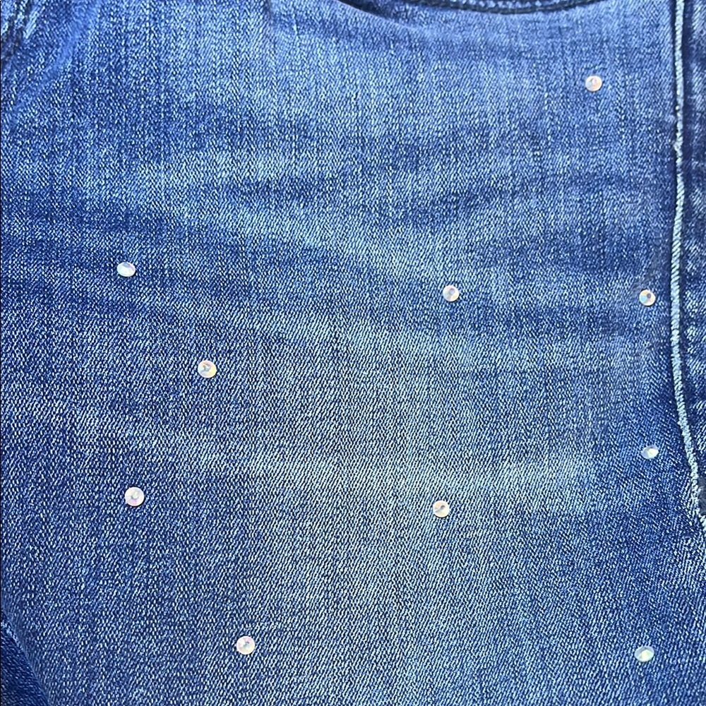 Mavi Lexi Mid-Rise Super Skinny Rhinestone jeans 27 - Picture 8 of 9